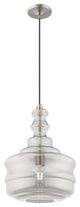 Livex Lighting Brushed Nickel 1-Light Mini Pendant