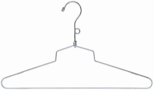 Metal Top Hanger, 18", Set of 25
