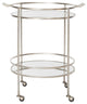 Safavieh Lavinia Bar Cart, Silver