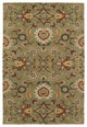 Kaleen Hand-Tufted Middleton Green Wool Rug, 9'x12'
