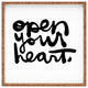 Deny Designs Kal Barteski Open Your Heart Square Tray