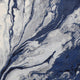 Illusions 6201 Blue Watercolors Rug, 5'3"x7'7"