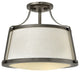Foyer Charlotte 3-Light, Antique Nickel