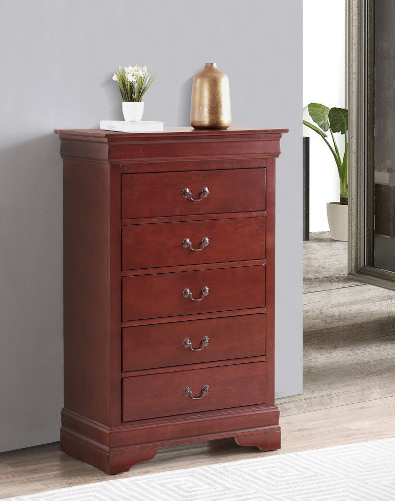 Kensington 5-Drawer Chest, Cherry
