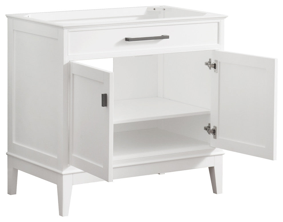 Avanity Madison 36" Vanity Only, White Finish
