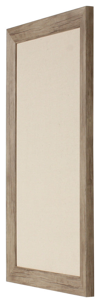 Beatrice Rustic Brown Framed Fabric Pinboard