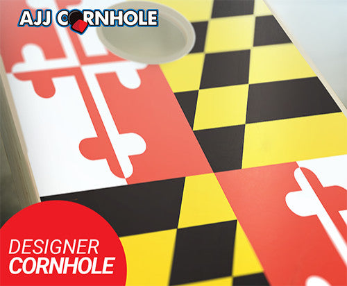 Maryland Flag Cornhole Set