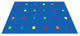 On The Spot Rug Multi On Blue