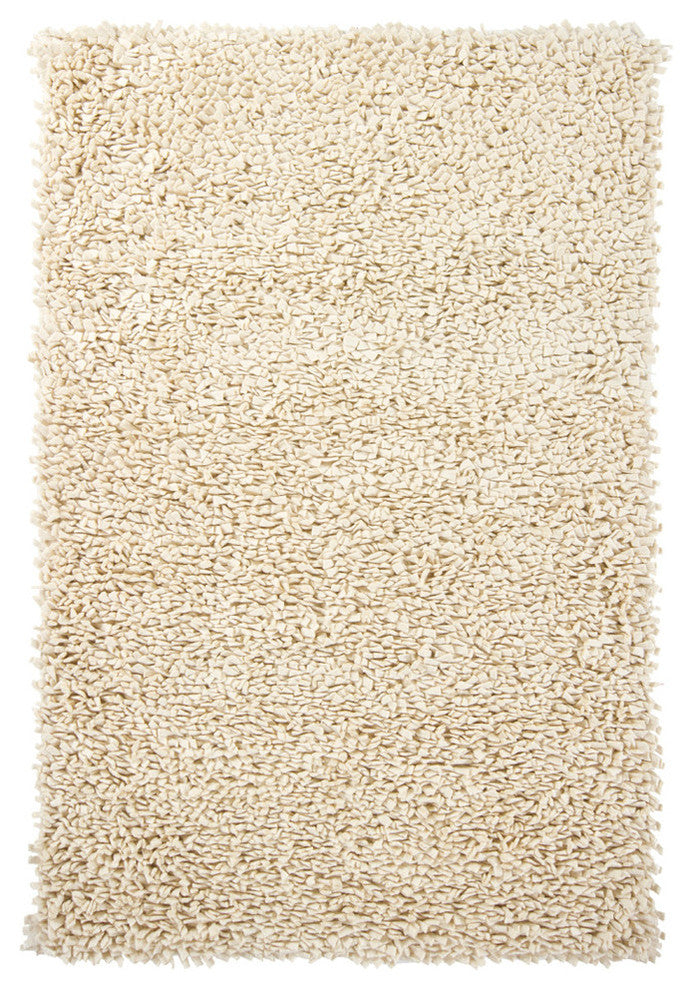 Azzura Contemporary Area Rug, Ivory, 5'x7'6"