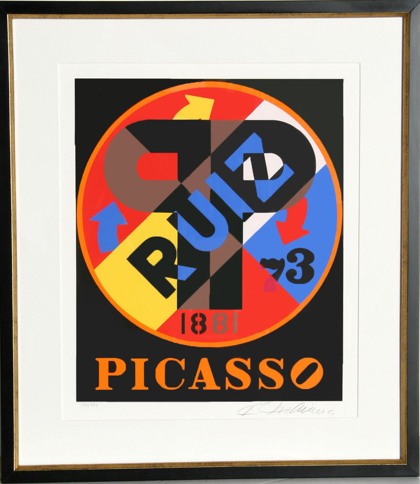 Robert Indiana "Picasso from The American Dream Portfolio" Serigraph