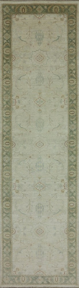 3'x10' Chobi Peshawar Oriental Wool Runner, MC621