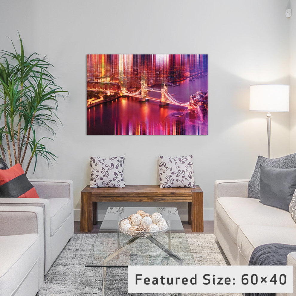 "Urban Stretch Series Famous Tower Bridge" by Philippe Hugonnard, 18x12x1.5