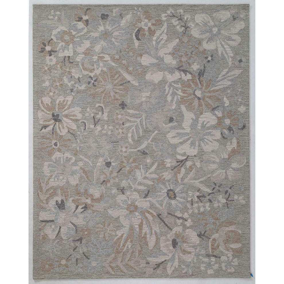Shadows Calico Area Rug, Gray, 2'x3'