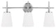 Generation Lighting Lighting 3-Light Driscoll Sconce, Chrome