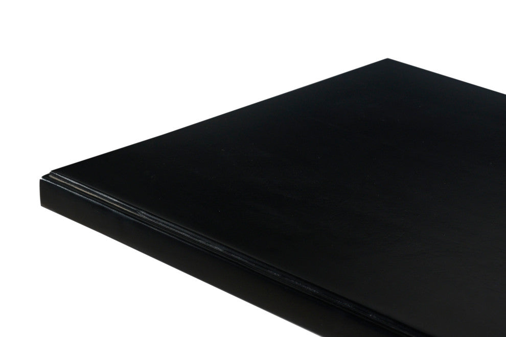 Range Solid Wood Console - Charcoal