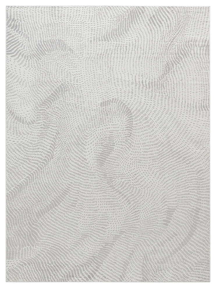 DKNY Central Park West 7'10" x 9'10" Grey Modern Indoor Rug