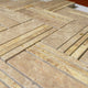 12"x11" Quilt Collection, Mike, Mixed Big Herringbone, Polished, Set of 50