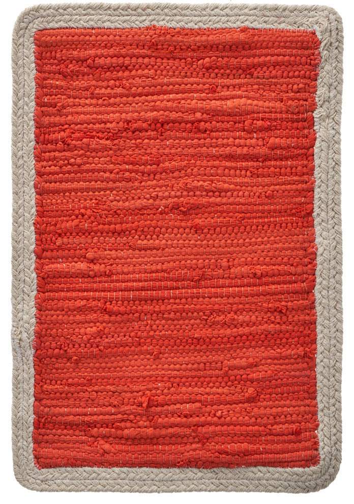 Bordered Orange Place Mat