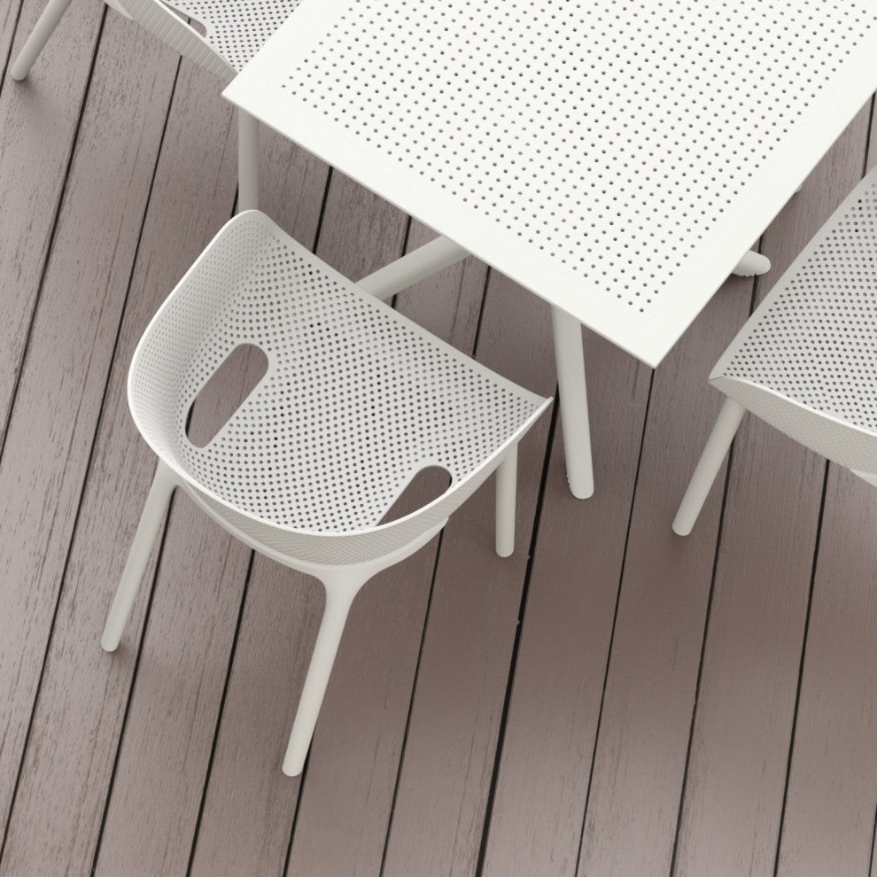 Sky Pro Stacking Dining Chair White Set of 2