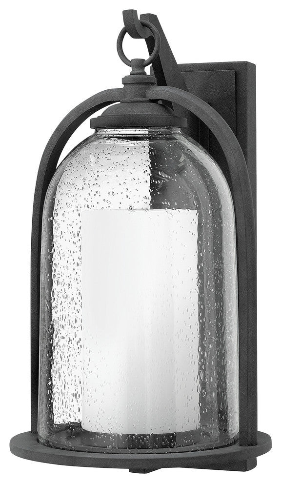 Hinkley Quincy Outdoor Extra Large Wall Mount Lantern, Aged Zinc