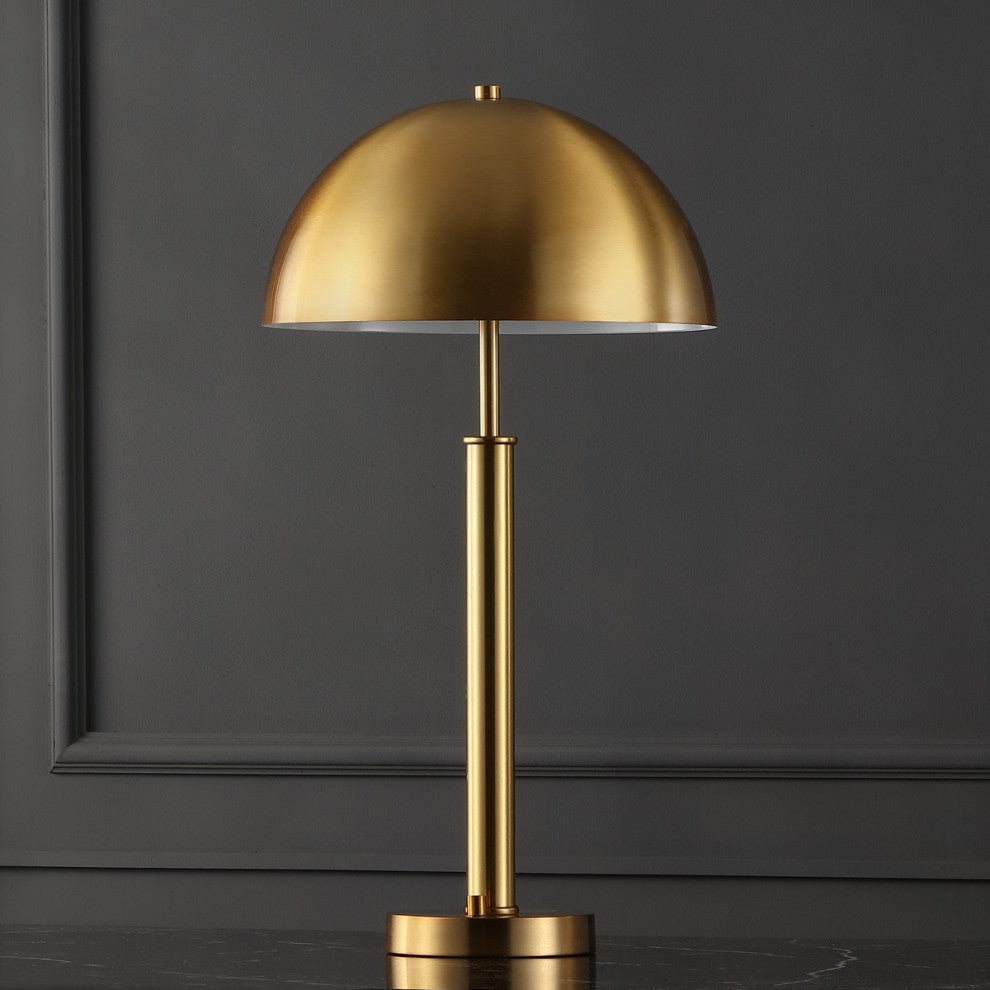 Safavieh Couture Harvey Metal Dome Table Lamp Gold