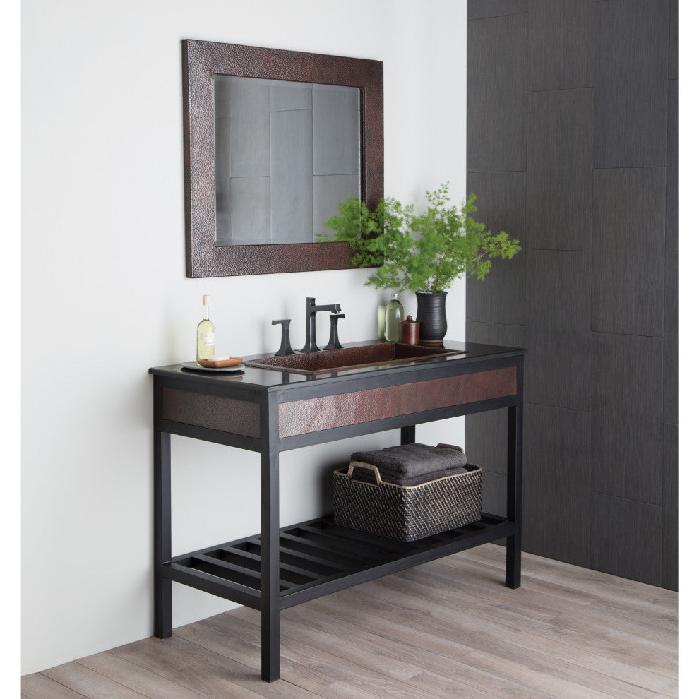 Large Sedona Rectangle Mirror in Antique