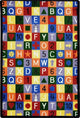 Playful Patterns Rug, Edu-Squares, 3'10"x5'4"