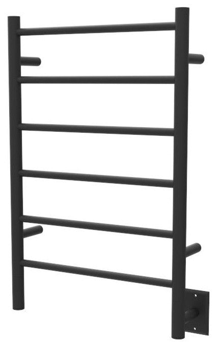 Amba Jeeves J Straight Wall Mounted Towel Warmer, Matte Black