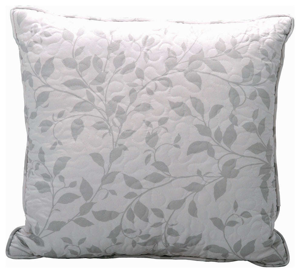 Birdsong 6-Piece Bed Spread Set, Gray, Queen, 90"x90"