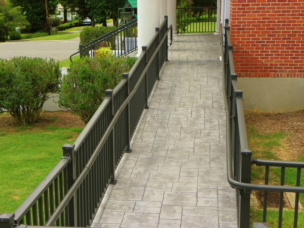 Contractor ADA Handrail Wall Bracke, Bronze