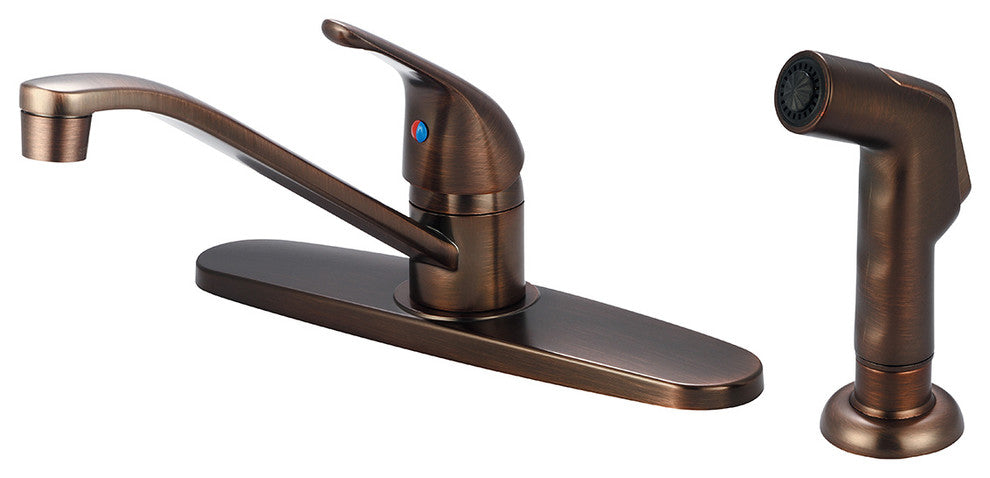 Elite Single Handle Kitchen Faucet, Oil Rubbed Bronze
