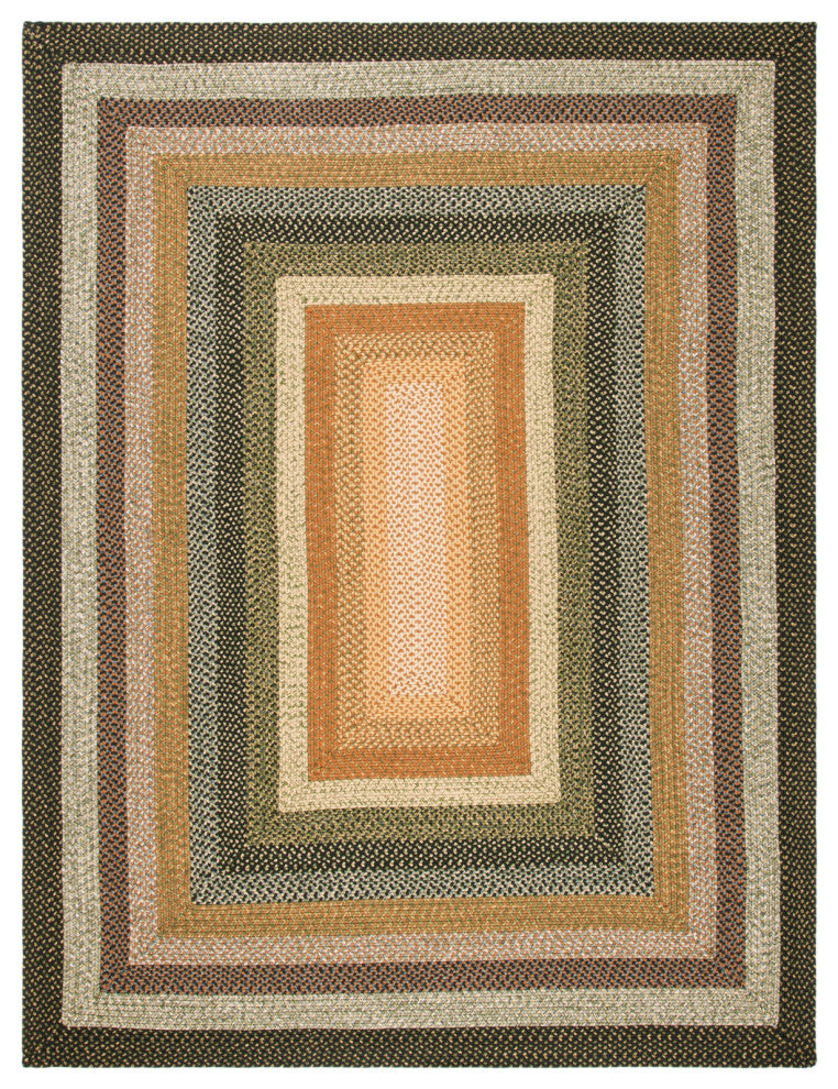 Safavieh Braided BRD308 Rug Machine-Washable, Multi, 6'x8'