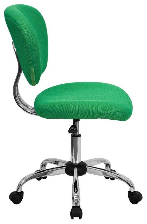 Brielle Mid-Back Bright Green Mesh Swivel Office Task Chair