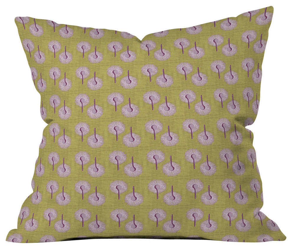 Caroline Okun Aspergillus Outdoor Throw Pillow