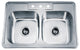 Dawn AST102 Drop In Double Bowl Stainless Kitchen Sink