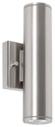 Beverly Outdoor LED Wall Sconce, Satin Nickel, 10"