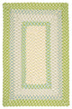 Colonial Mills Montego MG69 Lime Twist Indoor/Outdoor Area Rug, Square 4'x4'