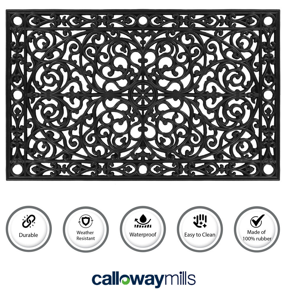 Gatsby Rubber Doormat, 24"x48"