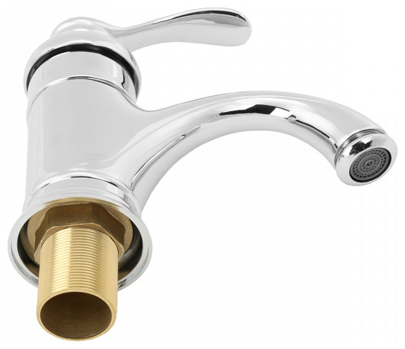Single Hole Bathroom Faucet Single-Handle Chrome Ashley Design Renovators Supply
