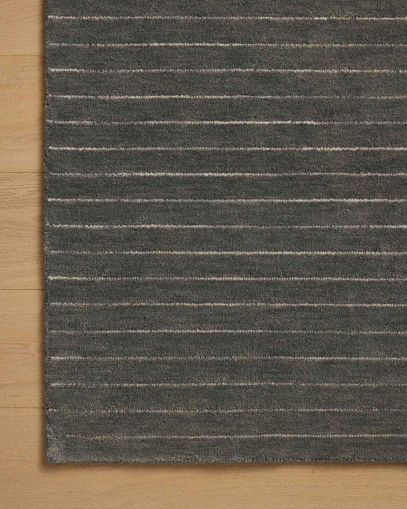 Chris Loves Julia x Loloi Henry Charcoal / Ivory 9'-3" x 13' Area Rug