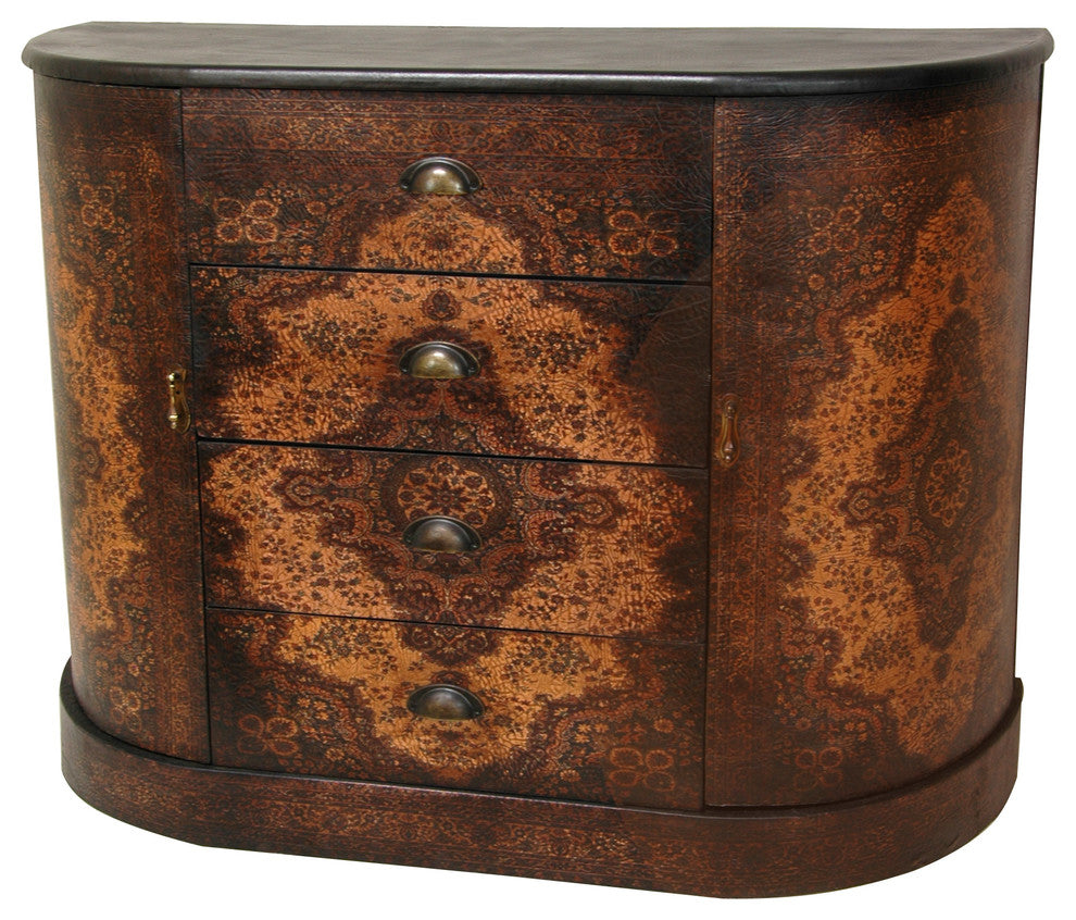 Olde-Worlde European Four Drawer Credenza