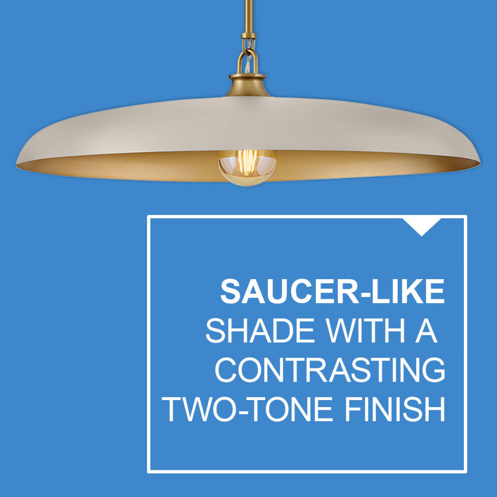 Hinkley Sadie Medium Dome Chandelier, Lacquered Brass