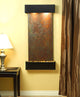 Cascade Springs Water Fountain, Multi-Color Slate, Blackened Copper, Square