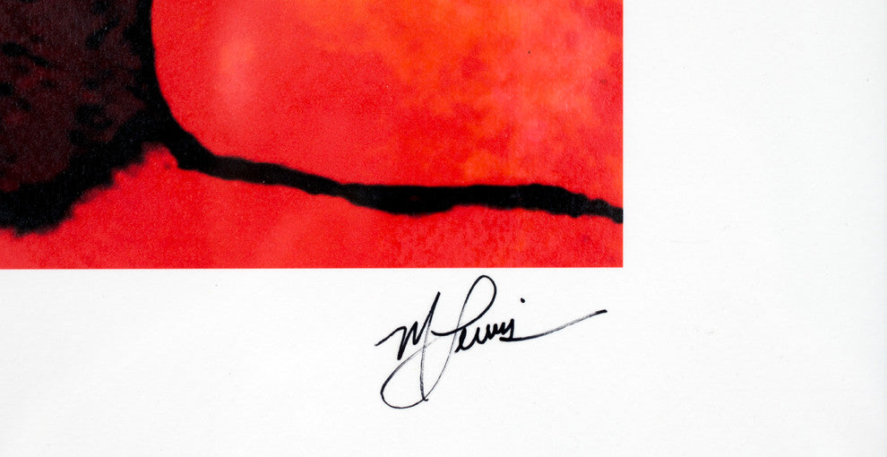 Marilyn Monroe "Red Marilyn" Art by Mark Lewis