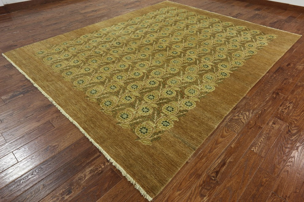 Hand Knotted Chobi Oriental Area Rug 9'x11', W1893