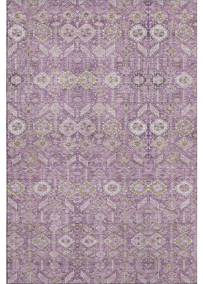 Premium Machine Washable Mayfield AMF574 Lavender 9' x 12' Rug