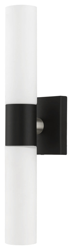 Livex Lighting Black ADA 2-Light Vanity Sconce