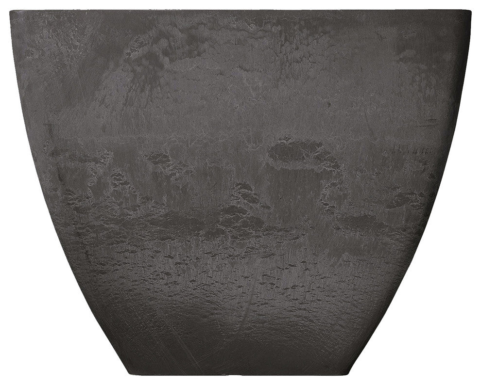 Simplicity Square Pot, Dark Charcoal, Large