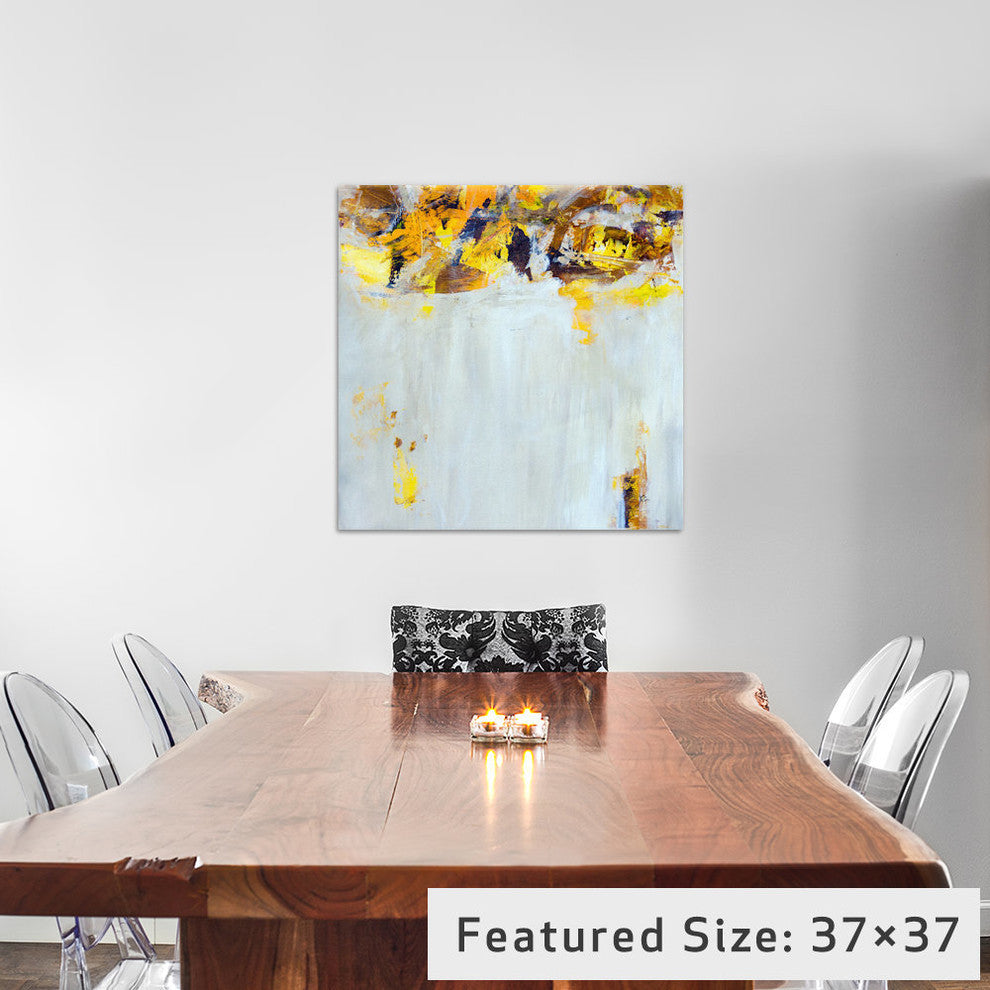 "Yellow Spice" by Julian Spencer, 18x18x1.5