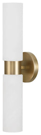 Alyssa 2-Light Wall Sconce, Aged Brass